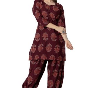 import placeholder for printed kurta palazzo set