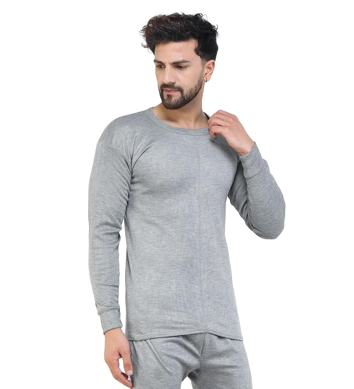 classic round neck thermal top classic round neck thermal top