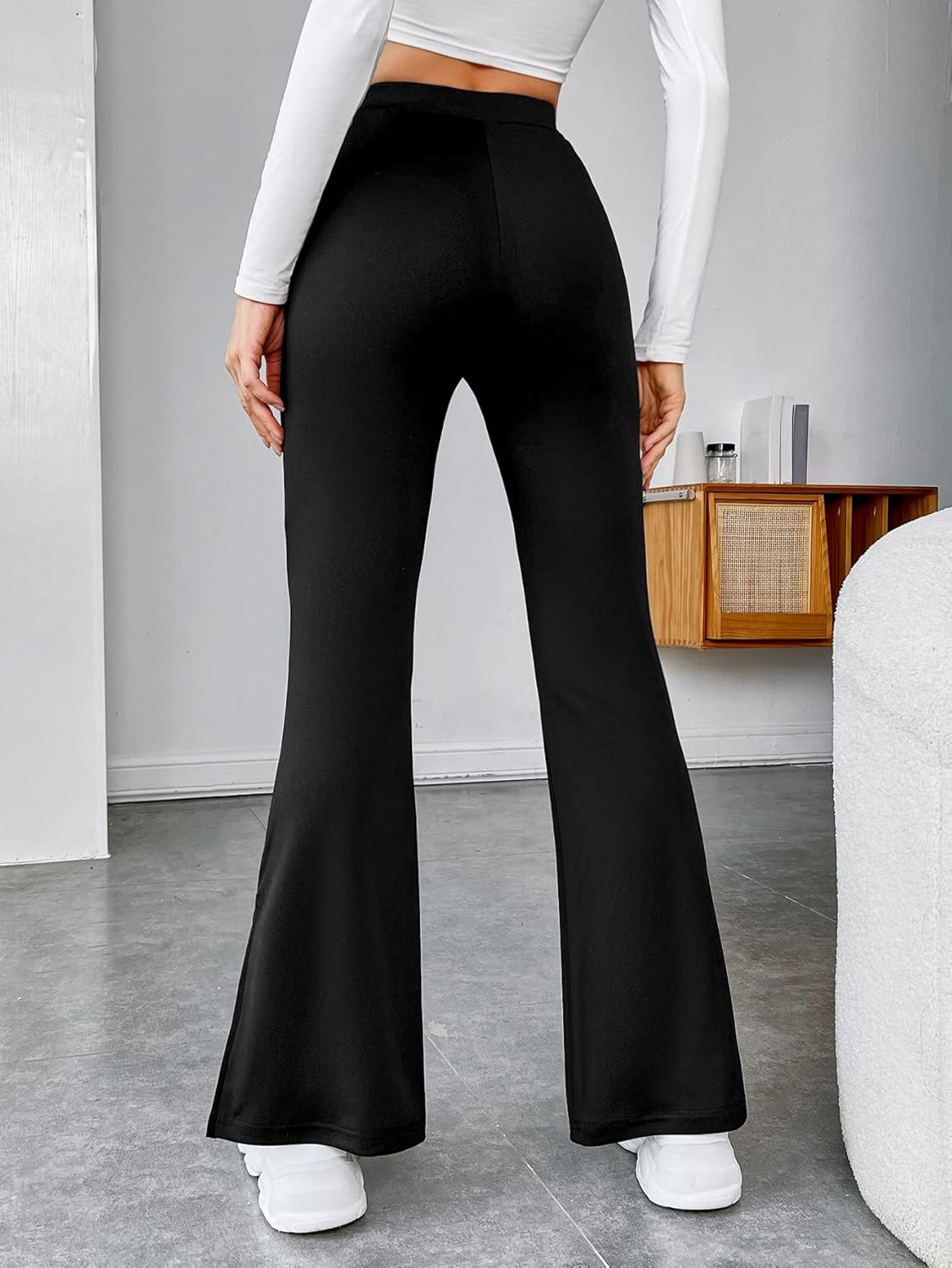 side slit flare bell bottoms side slit flare bell bottoms
